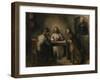 The Supper at Emmaus (W/C on Paper)-Jacobs Smits-Framed Giclee Print