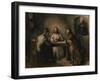 The Supper at Emmaus (W/C on Paper)-Jacobs Smits-Framed Giclee Print