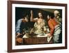 The Supper at Emmaus-Bartolomeo Cavarozzi-Framed Art Print