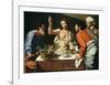 The Supper at Emmaus-Bartolomeo Cavarozzi-Framed Art Print