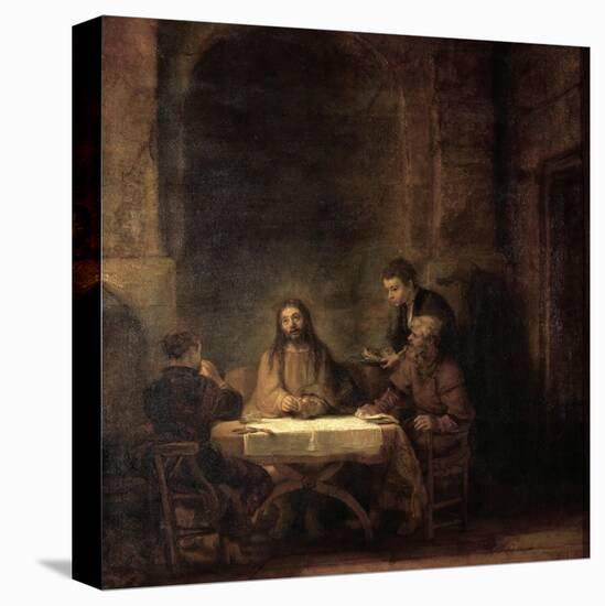 The Supper at Emmaus-Rembrandt van Rijn-Stretched Canvas