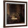 The Supper at Emmaus-Rembrandt van Rijn-Framed Giclee Print