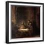 The Supper at Emmaus-Rembrandt van Rijn-Framed Giclee Print