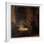 The Supper at Emmaus-Rembrandt van Rijn-Framed Giclee Print