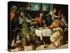 The Supper at Emmaus-Jacopo Tintoretto-Stretched Canvas