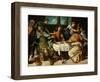 The Supper at Emmaus-Jacopo Tintoretto-Framed Giclee Print