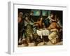 The Supper at Emmaus-Jacopo Tintoretto-Framed Giclee Print