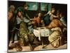 The Supper at Emmaus-Jacopo Tintoretto-Mounted Giclee Print