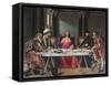 The Supper at Emmaus-Giovanni Bellini-Framed Stretched Canvas