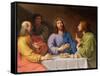 The Supper at Emmaus-Philippe De Champaigne-Framed Stretched Canvas