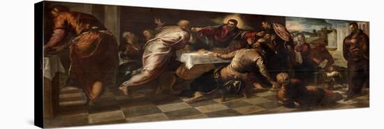 The Supper at Emmaus-Jacopo Robusti Tintoretto-Stretched Canvas