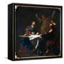 The Supper at Emmaus-Giambattista Piazzetta-Framed Stretched Canvas