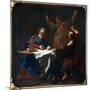 The Supper at Emmaus-Giambattista Piazzetta-Mounted Giclee Print