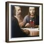 The Supper, Mid-Late 17th Century-Johannes Vermeer-Framed Giclee Print