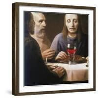 The Supper, Mid-Late 17th Century-Johannes Vermeer-Framed Giclee Print