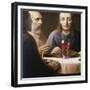 The Supper, Mid-Late 17th Century-Johannes Vermeer-Framed Giclee Print