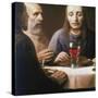 The Supper, Mid-Late 17th Century-Johannes Vermeer-Stretched Canvas