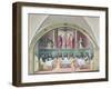 The Supper of St. Dominic, Lunette-Giovanni Antonio Sogliani-Framed Giclee Print