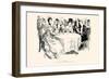 The Supper-Charles Dana Gibson-Framed Art Print