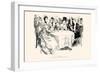 The Supper-Charles Dana Gibson-Framed Art Print