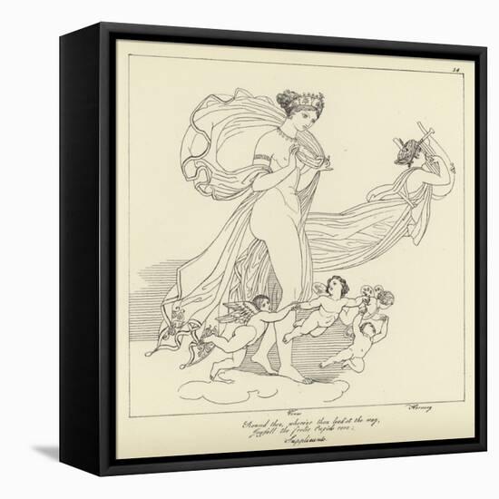 The Supplicants-John Flaxman-Framed Stretched Canvas