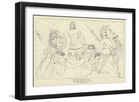 The Supplicants-John Flaxman-Framed Premium Giclee Print