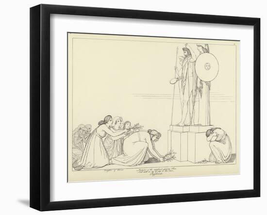 The Supplicants-John Flaxman-Framed Giclee Print