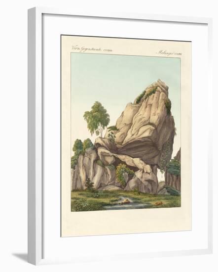 The Supposed Fossilized Reuter of Fontainebleau-null-Framed Giclee Print