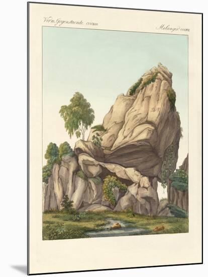 The Supposed Fossilized Reuter of Fontainebleau-null-Mounted Giclee Print