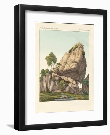 The Supposed Fossilized Reuter of Fontainebleau-null-Framed Giclee Print