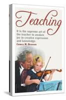 The Supreme Art of the Teacher-null-Stretched Canvas