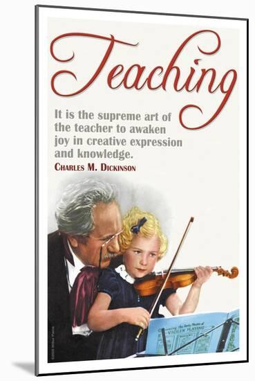 The Supreme Art of the Teacher-null-Mounted Art Print