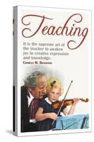 The Supreme Art of the Teacher-null-Stretched Canvas