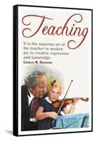 The Supreme Art of the Teacher-null-Framed Stretched Canvas