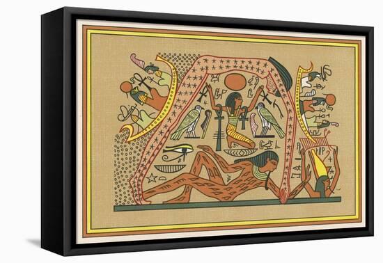 The Supreme Earth-God-E.a. Wallis Budge-Framed Stretched Canvas