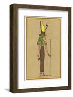 The Supreme Mother-God of Thebes and Consequently the Symbolic Mother the Pharaoh-E.a. Wallis Budge-Framed Photographic Print