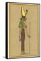 The Supreme Mother-God of Thebes and Consequently the Symbolic Mother the Pharaoh-E.a. Wallis Budge-Framed Stretched Canvas