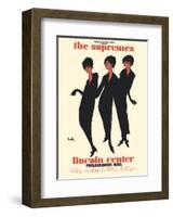 The Supremes - 1965 Lincoln Center, Philharmonic Hall Concert-Joe Eula-Framed Art Print