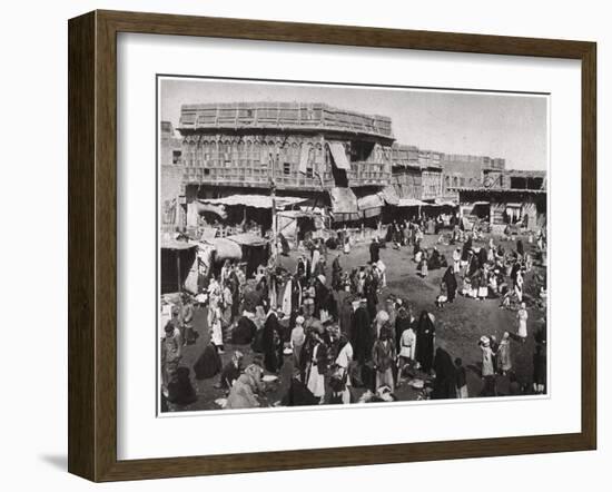 The Suq Al Dijaj Market, Basra, Iraq, 1925-A Kerim-Framed Giclee Print