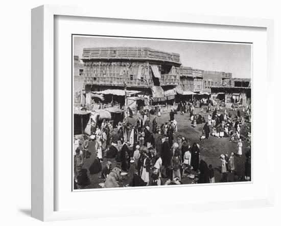 The Suq Al Dijaj Market, Basra, Iraq, 1925-A Kerim-Framed Giclee Print
