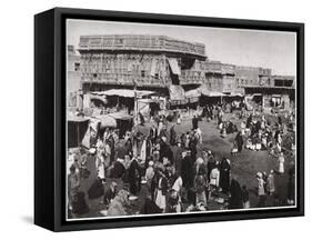 The Suq Al Dijaj Market, Basra, Iraq, 1925-A Kerim-Framed Stretched Canvas