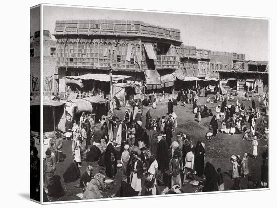 The Suq Al Dijaj Market, Basra, Iraq, 1925-A Kerim-Stretched Canvas