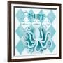 The Surf Border-Andi Metz-Framed Art Print