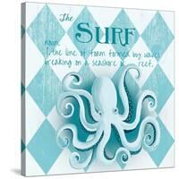 The Surf Border-Andi Metz-Stretched Canvas