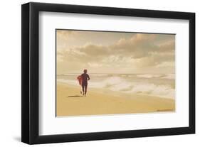 The Surfer-Carlos Casamayor-Framed Art Print