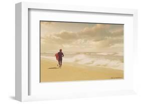 The Surfer-Carlos Casamayor-Framed Art Print