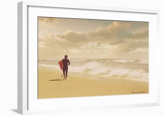 The Surfer-Carlos Casamayor-Framed Art Print