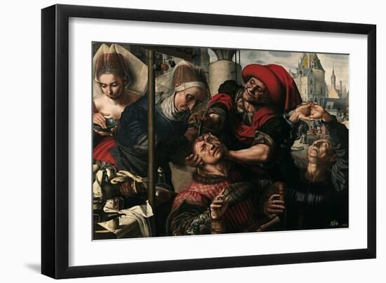 The Surgeon, 1550-1555-Jan Sanders van Hemessen-Framed Giclee Print