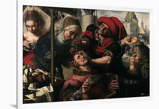 The Surgeon, 1550-1555-Jan Sanders van Hemessen-Framed Giclee Print