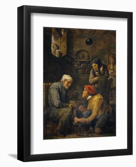 The Surgeon, 1630-1640-David Teniers the Younger-Framed Giclee Print